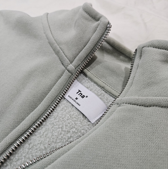 TNA Cozy 1/4 Zip Sweatshirt - Picture 3 of 3